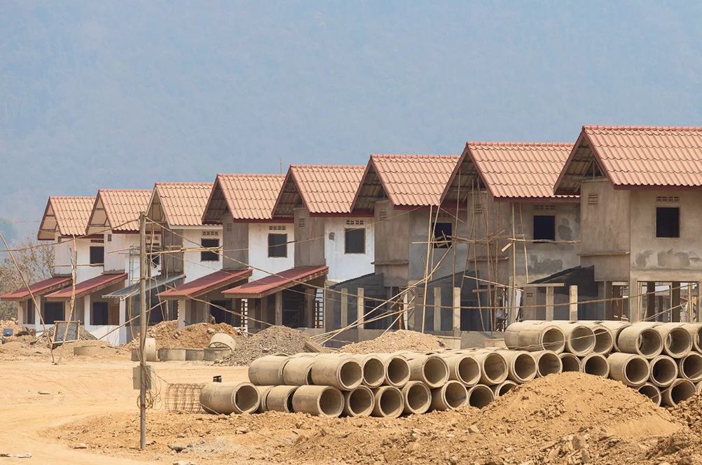 Resettlement Development Site Construction